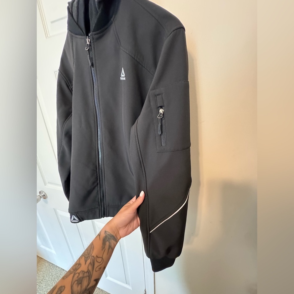 Reebok Charcoal Full-Zip Jacket - Picture 4 of 5